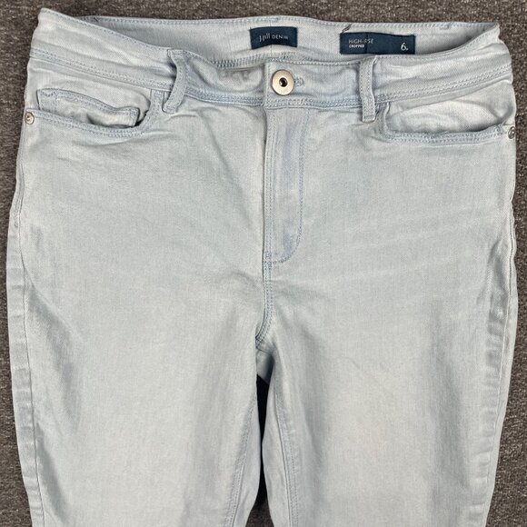 J Jill Jeans Womens 6/6P High Rise Cropped Everyday Casual Minimal Comfort Norm - Picture 2 of 11